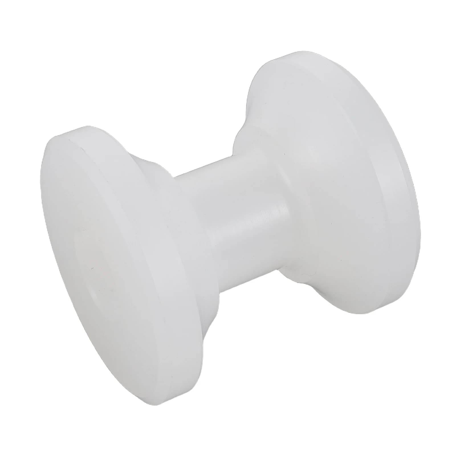 Rullo di ancoraggio per barca Ruota di ricambio in nylon bianco Puleggia marina resistente per rimorchio per kayak e yacht Liscio resistente agli urti