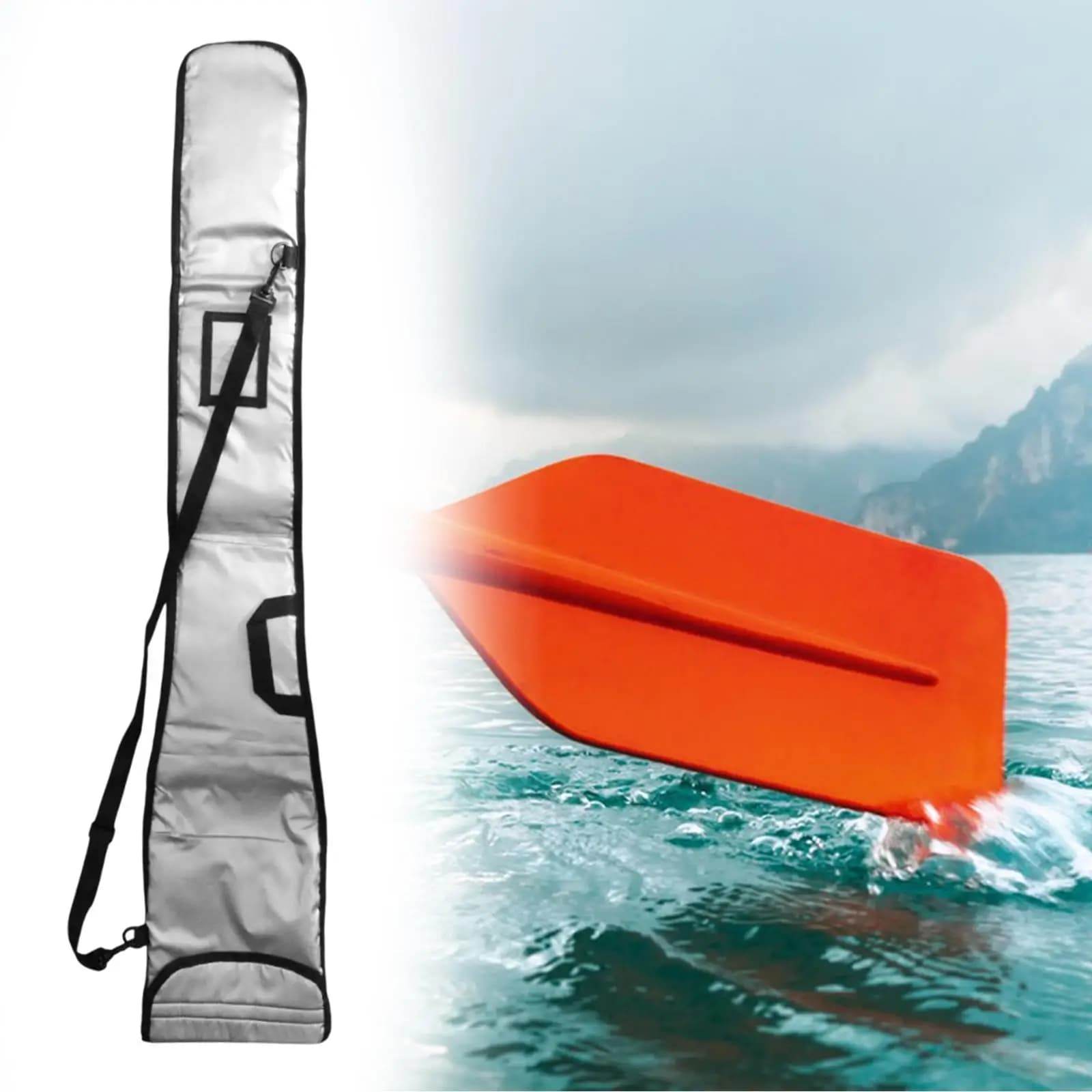 Custodia per borsa portaoggetti per pagaia per kayak per accessori per kayak da esterno