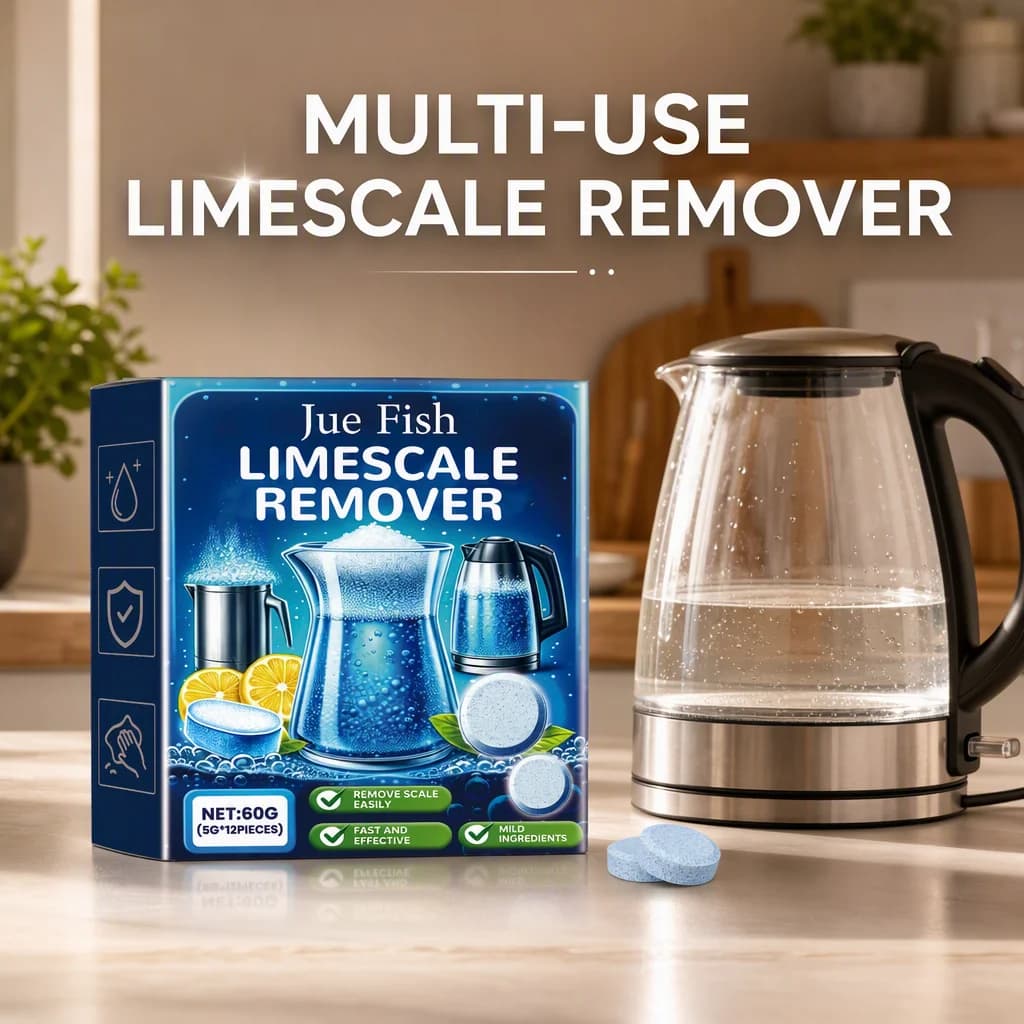 Descaler Effervescent Tablets Fast Dissolve Limescale Food Grade Limescale Remover For Electric Kettle,Water Boiler,Coffee Maker