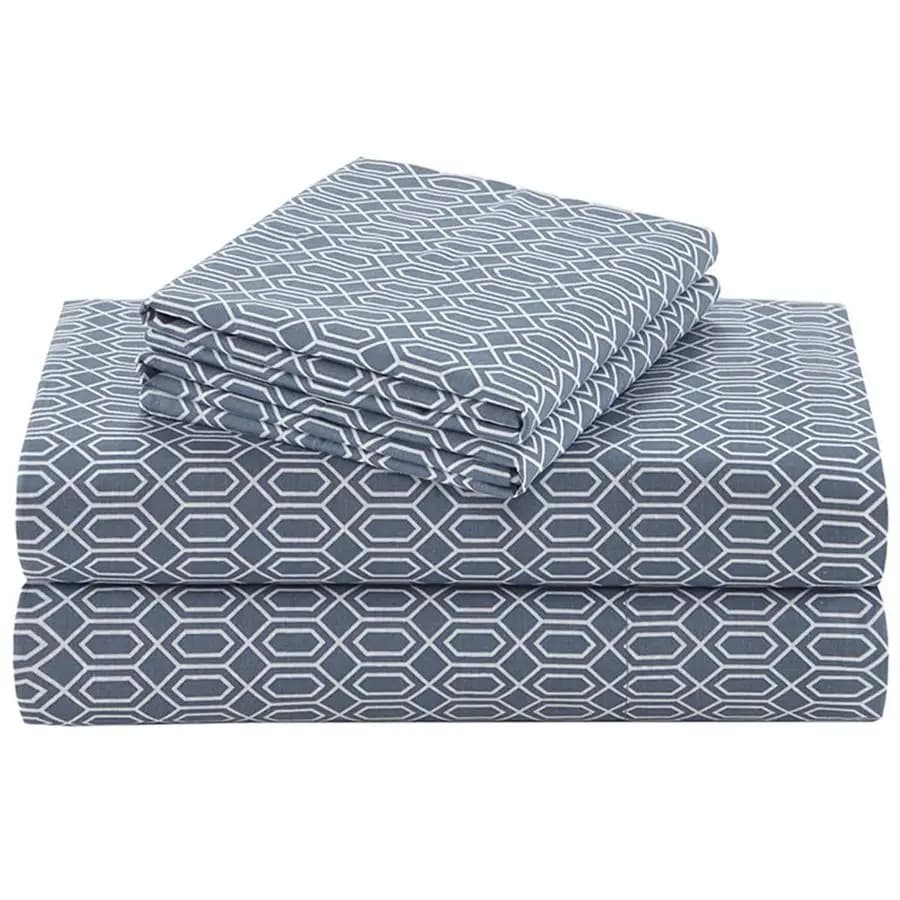 100% Queen Size Cotton Sheet, Breathable, Of course Fresh, Soft with 14 Suitable Elastic Pockets up to 16 M