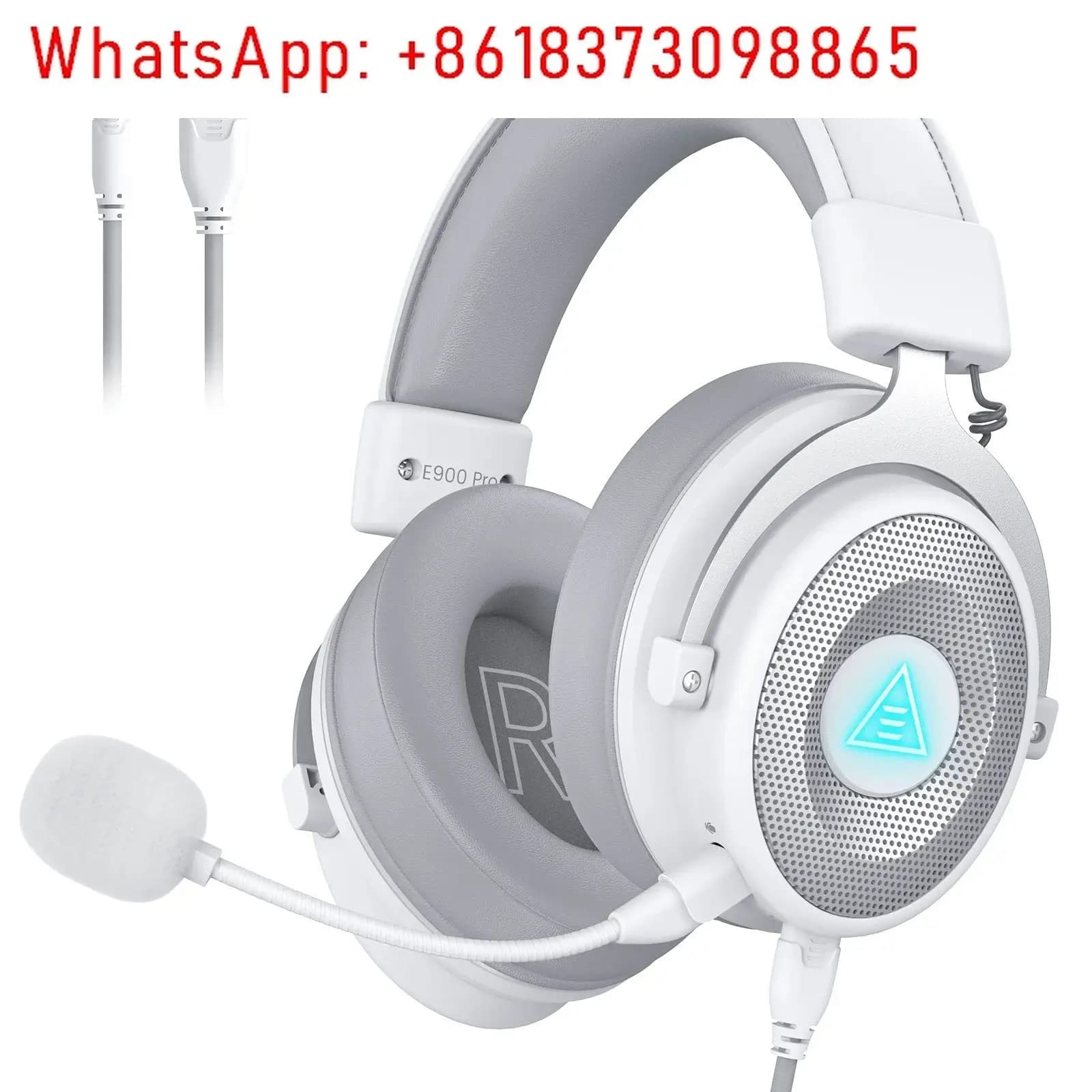 EKSA E900 Pro Cuffie da gioco aggiornate Gamer 7.1 Surround Wir