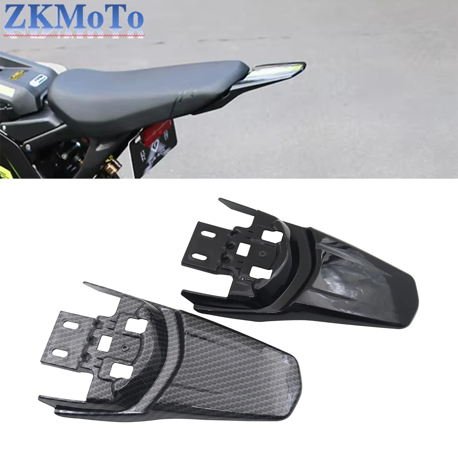 Per Surron Parti Ebike Dirt Bike Telaio Moto Parafango In Fibra di Carbonio Enduro Pitbike Parafango Posteriore Accessori Light Bee X/S