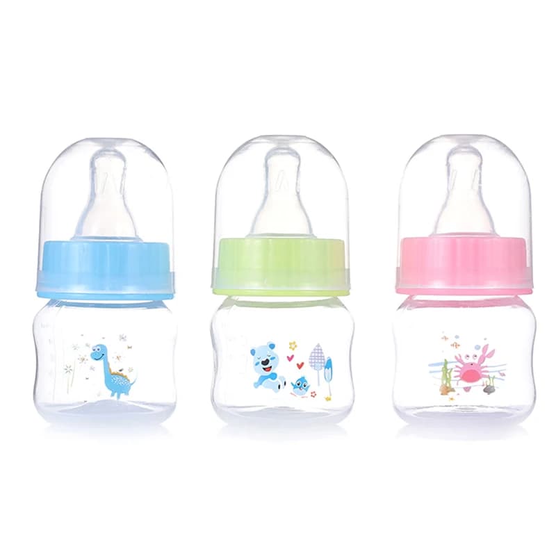 50ML Baby neonato Mini biberon portatile biberon BPA Free Safe Infant Nipple Care Feeder succo di frutta bottiglie di latte