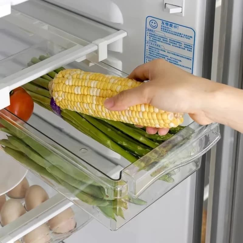Organizer for Fridge, Container for Fruit and Eggs, Refrigerator, Storage Box, Kitchen Organizer