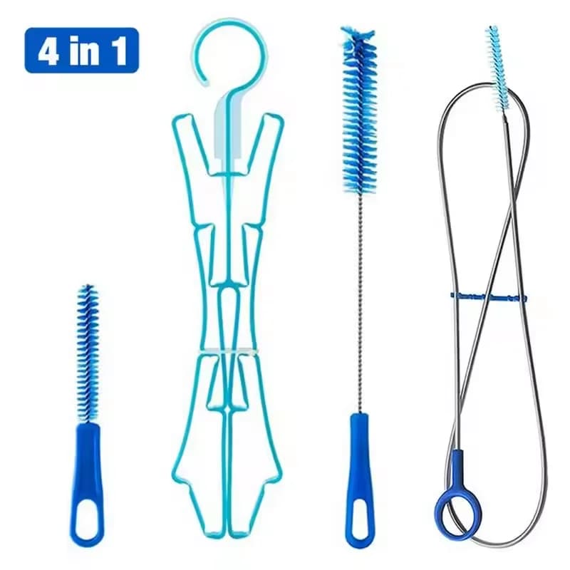 4 in 1 Portable Water Vesicca Cleaning Kit Multifunction Water Bag Tubes and Dryers for Outdoor Camping