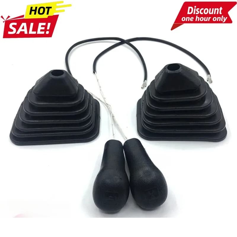 Excavator Accessories for Komatsu PC60-7 Handle Glue Pressing Plate Joystick Handle Glue Horn Weight Lifting Dust Cover Clip