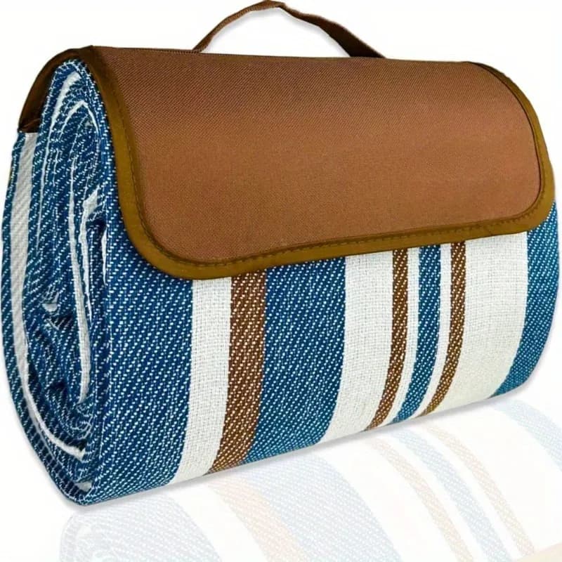 Essenziale per i viaggi all'aperto! Tappetino per auto portatile a prova di sporco, tappetino da picnic impermeabile a doppio strato, tappetino per tenda da campeggio pieghevole