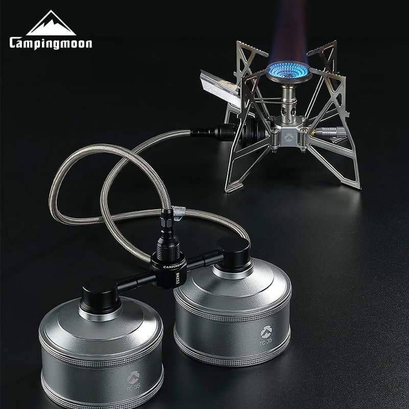 CAMPINGMOON BKZ17 Tubo Gas Estensibile 100CM per Fornello da Campeggio e Alta Montagna, Accessori per Bombole Gas