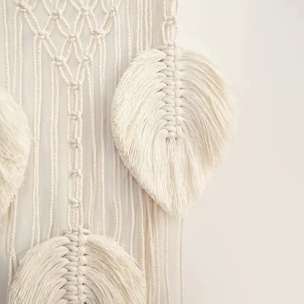 Nordic Style Tree Tapestry Dreamcatcher Decoration Handwoven Wall Art For Living Room Bedroom