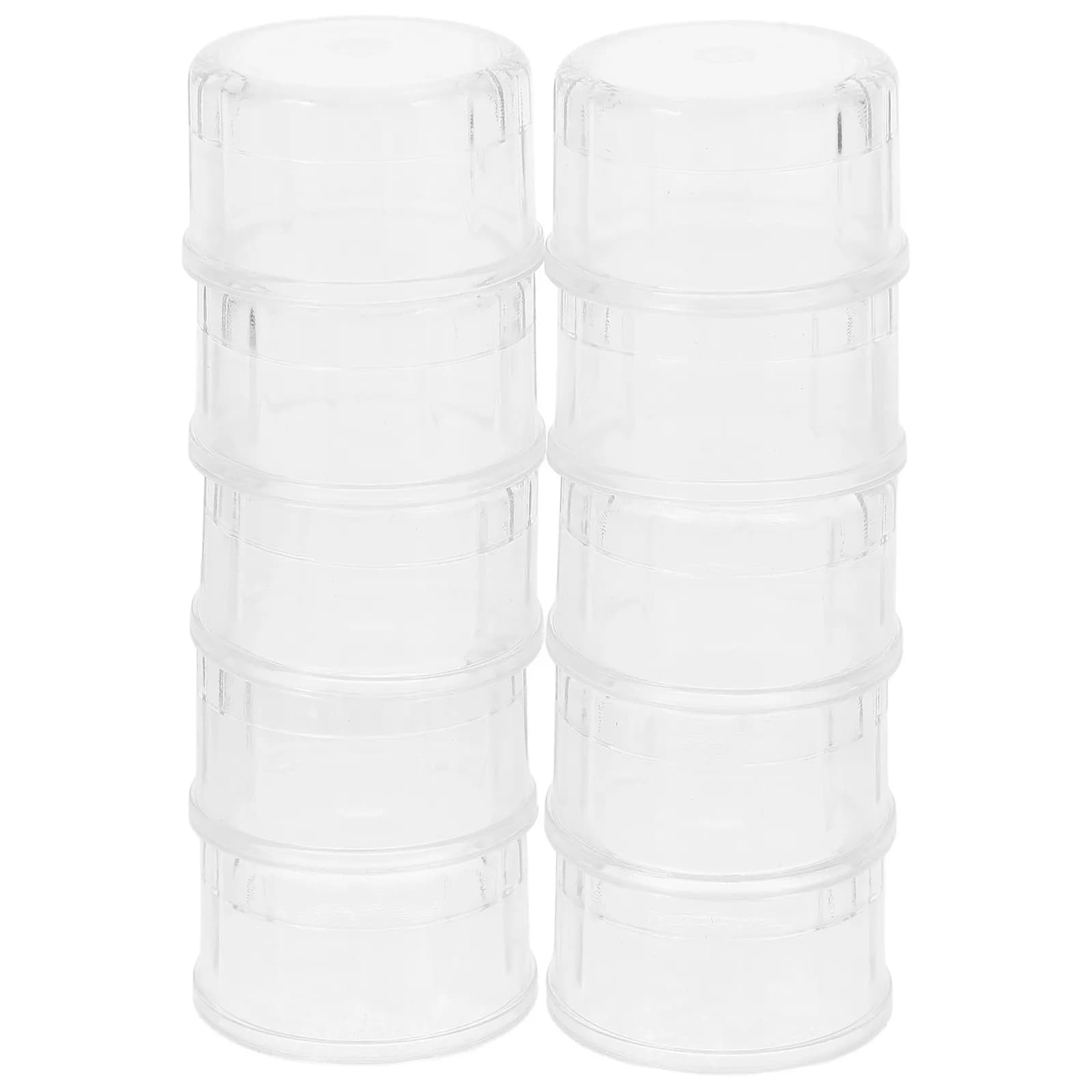 10 Pezzi Coperchi Anti-Schizzo per Bicchieri, Coperchi in Plastica per Shaker da Cocktail, Tappi Sigillanti per Bicchieri di Succo, Coperchi a Pressione di Ricambio Anti-Goccia