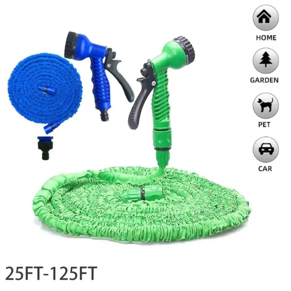 Plastic Material Expandable Magic Hose Retractable Design Lightweight Garden Watering Hose Durable Materials