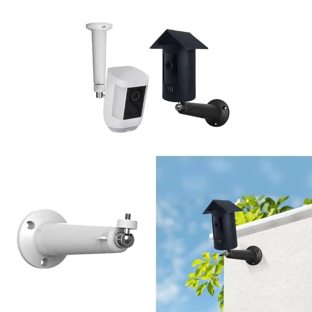 ABS Wall Mount Adjustable Camera Bracket For Indoor Safety
