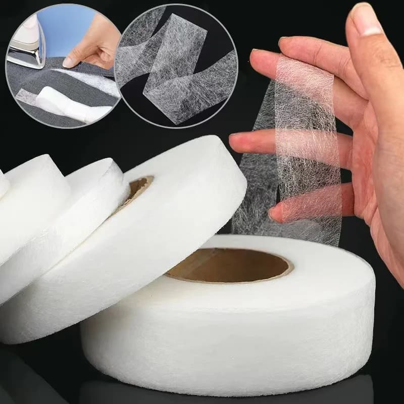 70 meters Hot Melt Double Sided Sewing accessory Adhesive tape Cloth Clothing Fuse Interlining Accessories Patchwork Lining