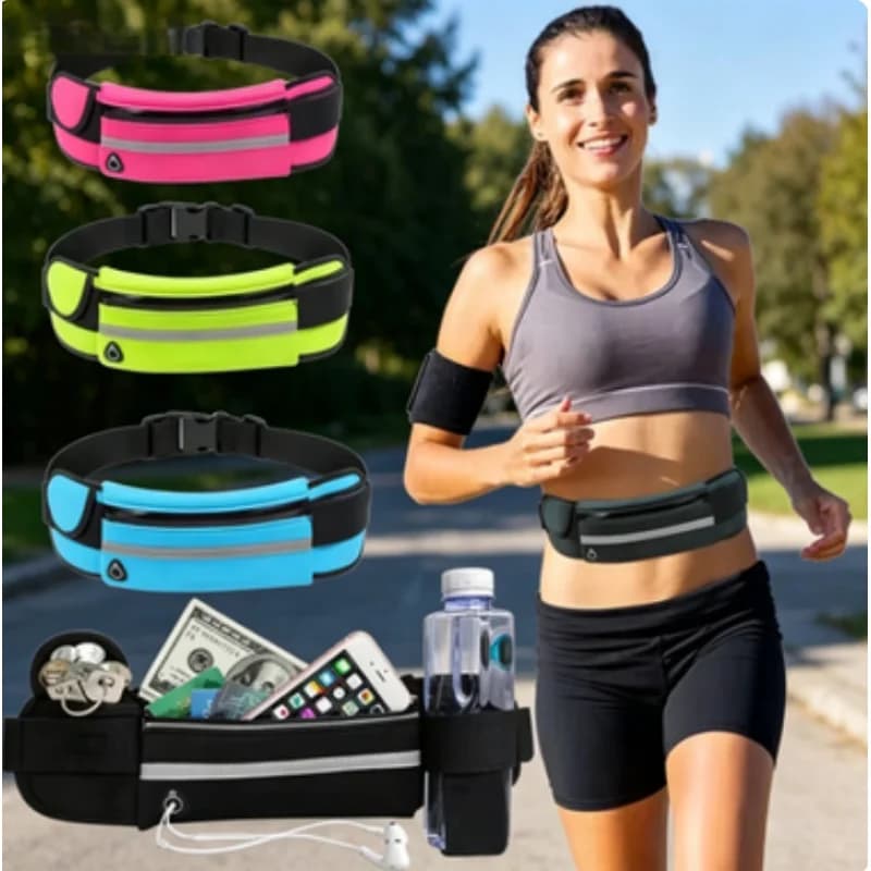 Sports Waist Fanny Pack For Men Women, Light Running Belt Bag Cell Phone Pouch For Jogging Cycling Gym Workout