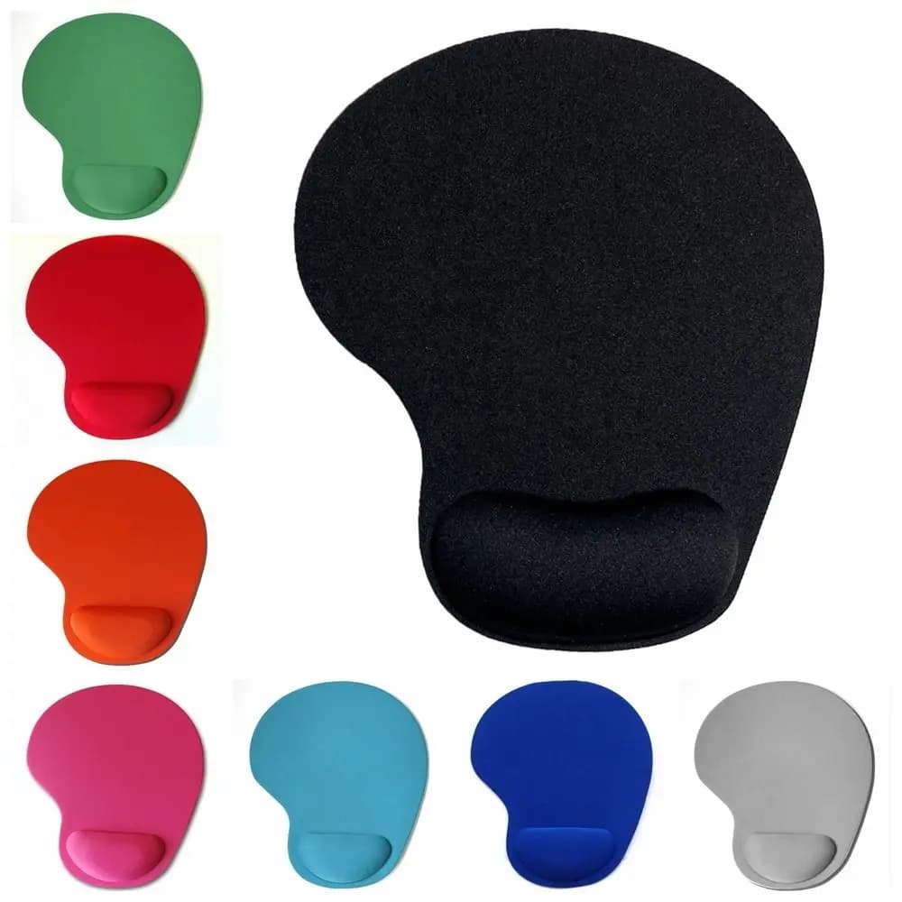 Tappetino per Mouse Premium in EVA con Supporto per Polso, Antiscivolo, Impermeabile, Ergonomico, Multicolore, per Uso Computer
