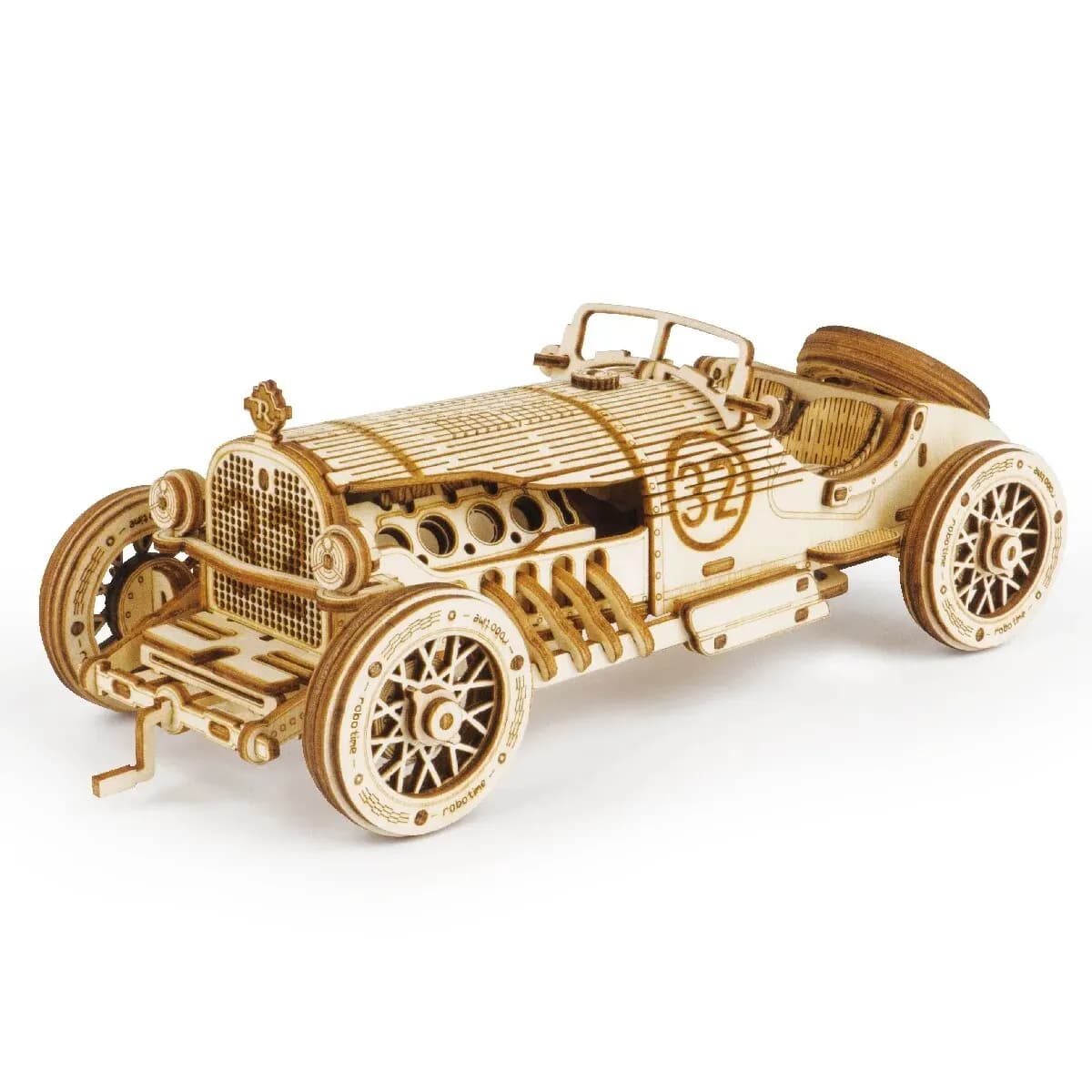 Puzzle in legno per auto 3D, modello in scala, kit modello fai da te, regalo artigianale, decorazione domestica, kit modello meccanico, giocattolo da costruzione, compleanno/chri