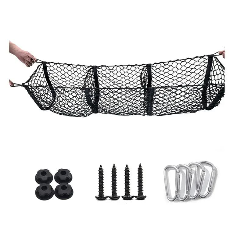 AEA6-Car Organizer Gancio posteriore Rete per cassone ribaltabile Borsa portaoggetti per camioncino Rete per bagagliaio SUV Reti per bagagli