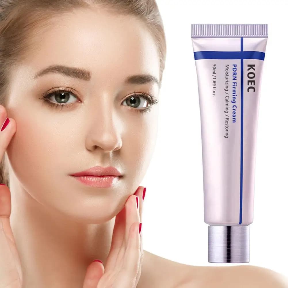 Korean PDRN Rassodante Cream with Asian Centella Complex, Viso Cream for Sensible Skins, Hydrating and Repairer, Skin Care