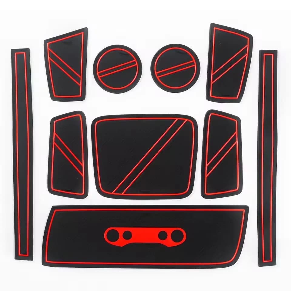 For Hyundai Casper 2021 2022 Anti-Slip Gate Slot Cup Zerbino Anti-Slip Pad Holder Duvet Accessories For Interior Cars