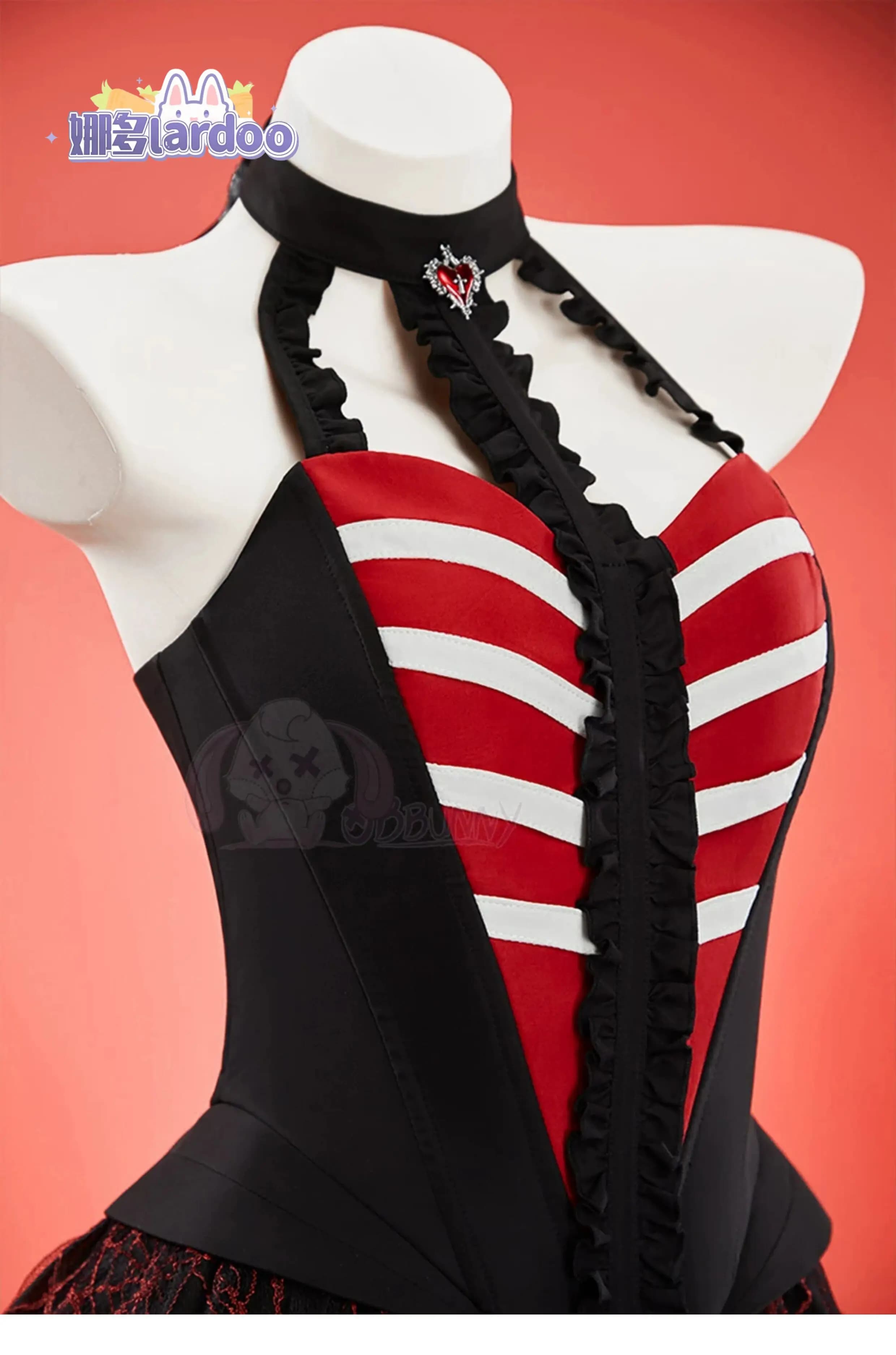 Original Bone‑Heart Gothic Alternative‑Style Dress, Unique Y2K Alt‑Girl Halloween Cosplay Outfit for Women