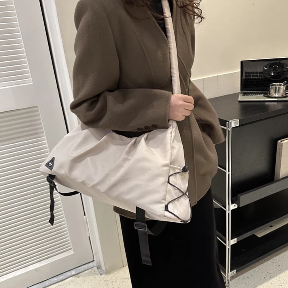 1 borsa da palestra per donna, borsa per tappetino da yoga, borsone da viaggio con scomparto per scarpe, borse pieghevoli impermeabili per aereo, Weeke, regali