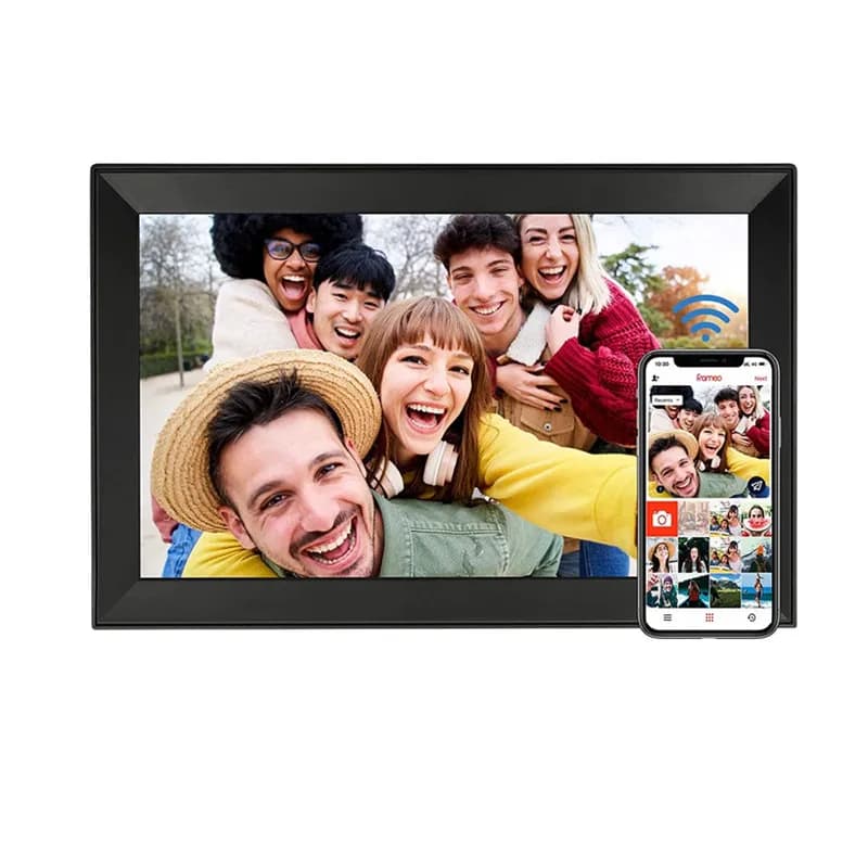 Cornice digitale Memoria da 32 GB Cornice per foto digitale Smart WiFi da 15,6 pollici Touch screen IPS 1920x1080 Condividi momenti tramite Frameo