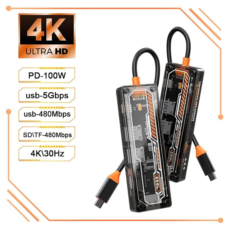 Basix USB C HUB a HDMI Adattatore USB 3.0 compatibile USB Tipo C HUB Dock per Samsung dex MacBook Pro Air PRO M1 M2 tipo c hub