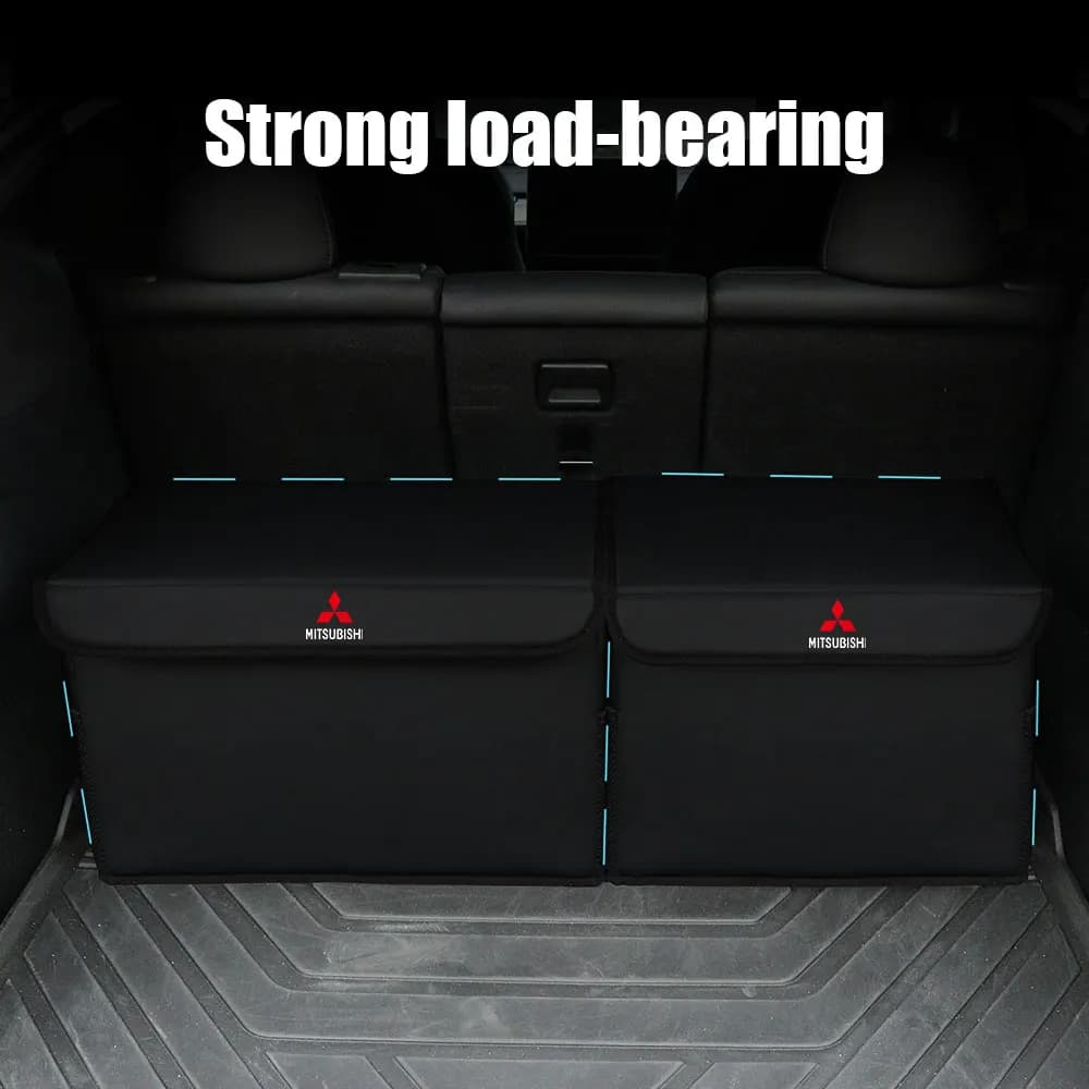 Organizer Pieghevole per Bagagliaio Auto, Borsa Portaoggetti, Organizzatore per Attrezzi e Accessori per Mitsubishi 9 Ralliart X EX ASX L200 Colt Pajero