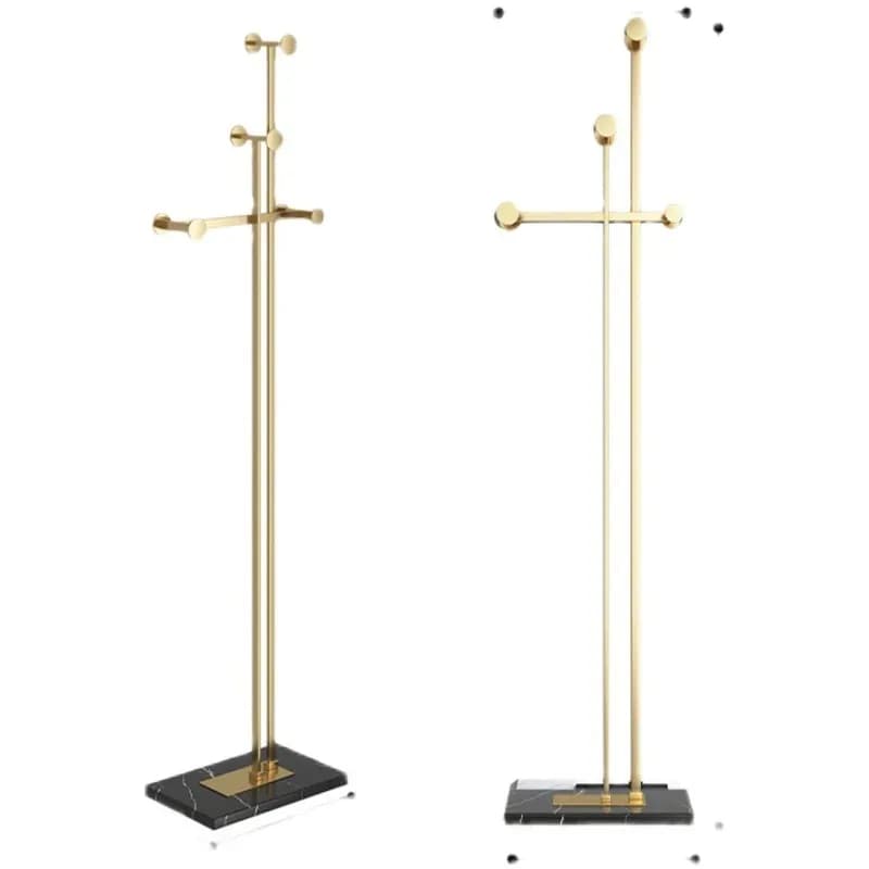 European hanger from floor to ceiling for bedroom, light and luxury metal coat hangers, simple and modern for home