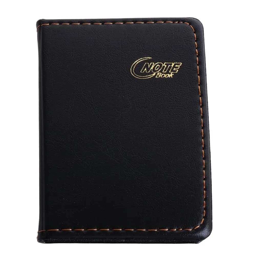 Portable Bussiness Mini Notebook PU Cover Memo Pads Pocket Notepad Writing Paper Diary Planner Leather Notebook School Supplies