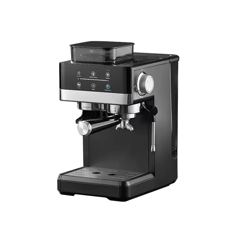 Macinacaffè elettrico+macchina da caffè integrata | Caffè in grani appena macinati completamente automatici | Rettifica rapida per breakfas