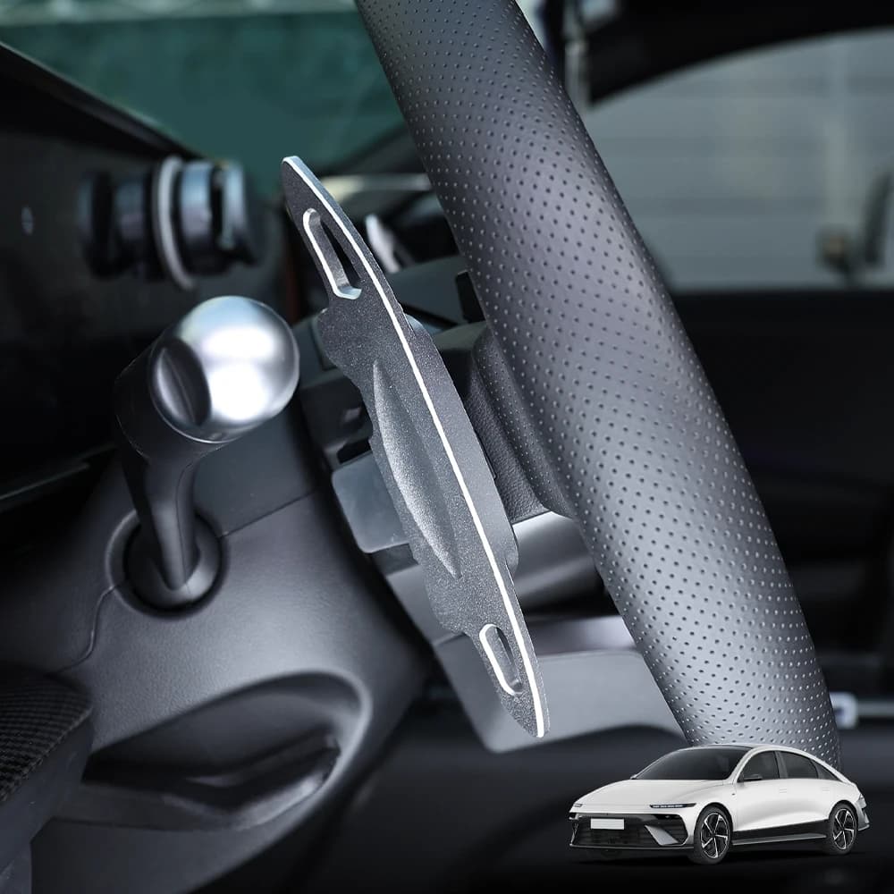 Per Hyundai IONIQ 6 N / IONIQ 6 N-Line 2026: Accessori per rivestimento esteso del copertura del cambio al volante