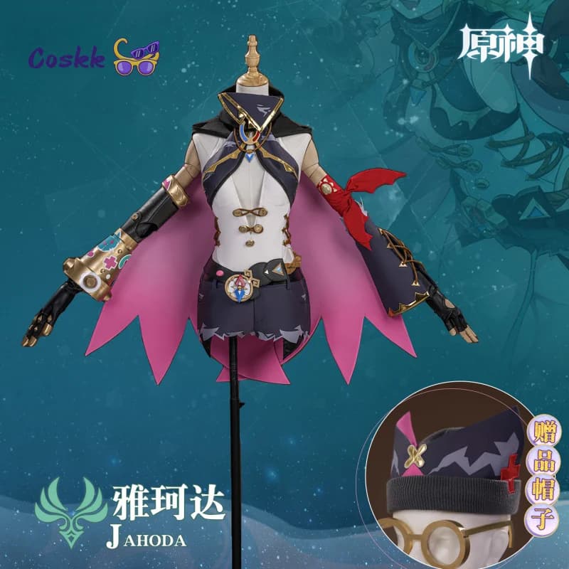 Nuovo Genshin Impact Gioco Jahoda Costume Cosplay Uniforme Halloween Carnevale Festa Natale Gioco di ruolo Abbigliamento per le donne