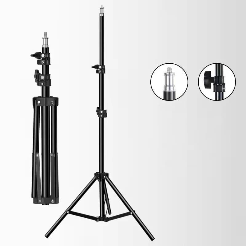 Metal Alloy Light Stand 160-210cm Tripod for Photo Studio Softbox Video Flash Reflector Lighting Background Stand