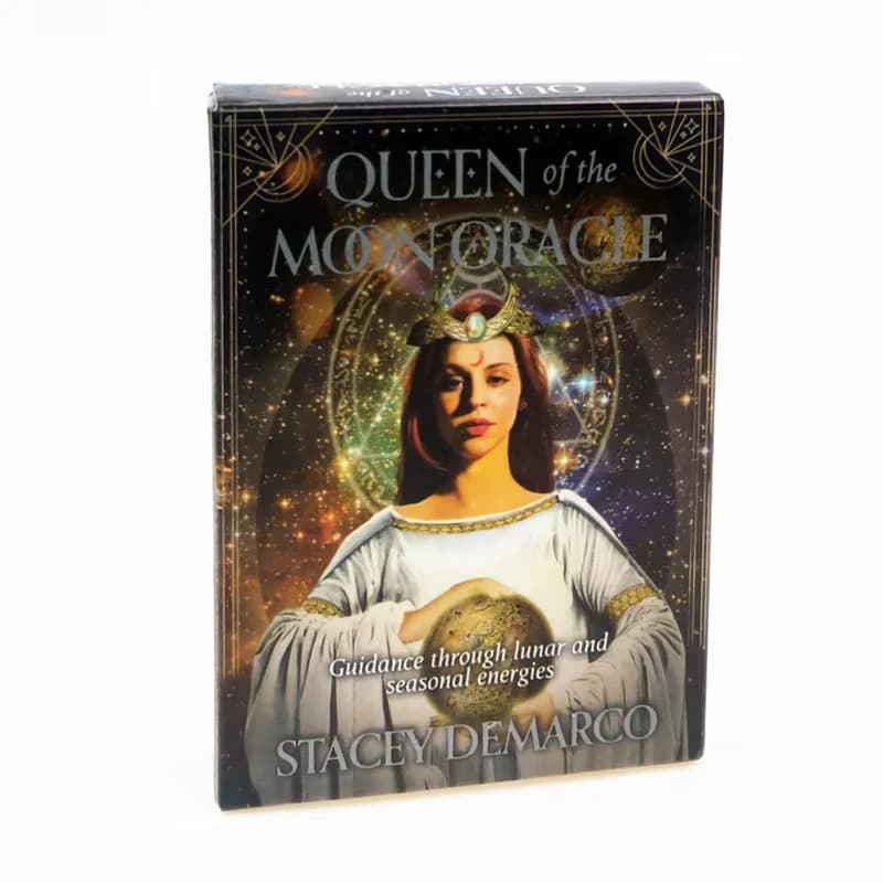 Carte Oracle Queen Of The Moon A 44 Tarot English Divination Edition Mazzo Borad Games