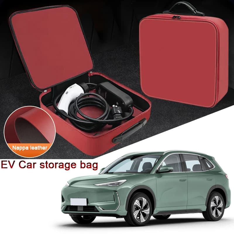 Scatola Portatile per Cavi di Ricarica Auto Elettrica Compatibile con Geely EX5 Proton e.MAS 7 E5 M9 Borsa per Trasporto Cavi Caricabatterie Veicoli Elettrici