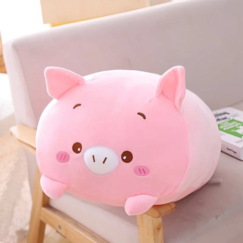 Bambola Animale da Festa Cartone Animato 20cm, Maiale Gatto Panda Kawaii, Regalo Decorativo per Bambini