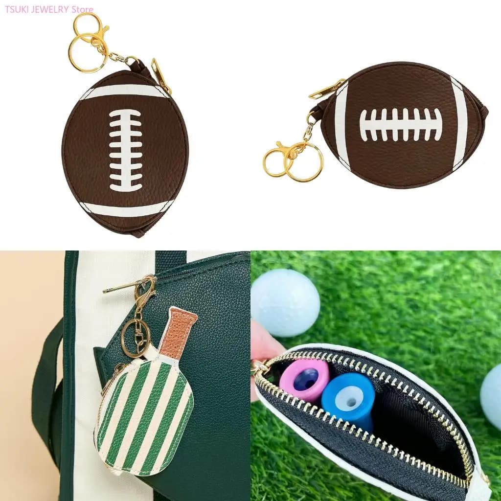 62KE Multifunctional Keyring Wallet 14Cm Sports Accessory With Concealed Pocket
