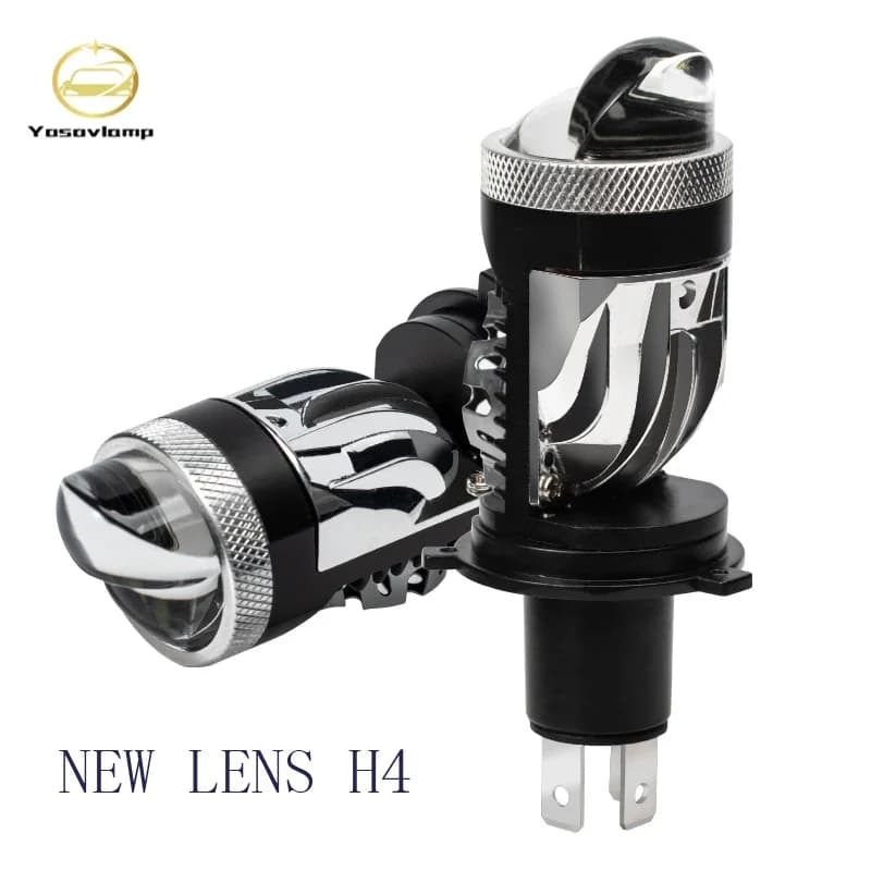 Yosovlamp Mini Projector Lens LED Headlight New Model P9 Y9 T9 H4 Hi Low Beam 50w 110w Super Brightness for Motorcycles