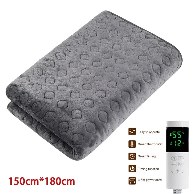 220V di Sicurezza Peluche Coperta Elettrica Letto Termostato Materasso Elettrico Morbido Riscaldamento Elettrico Coperta Scaldino Riscaldatore Tappeto 1.8*1.5