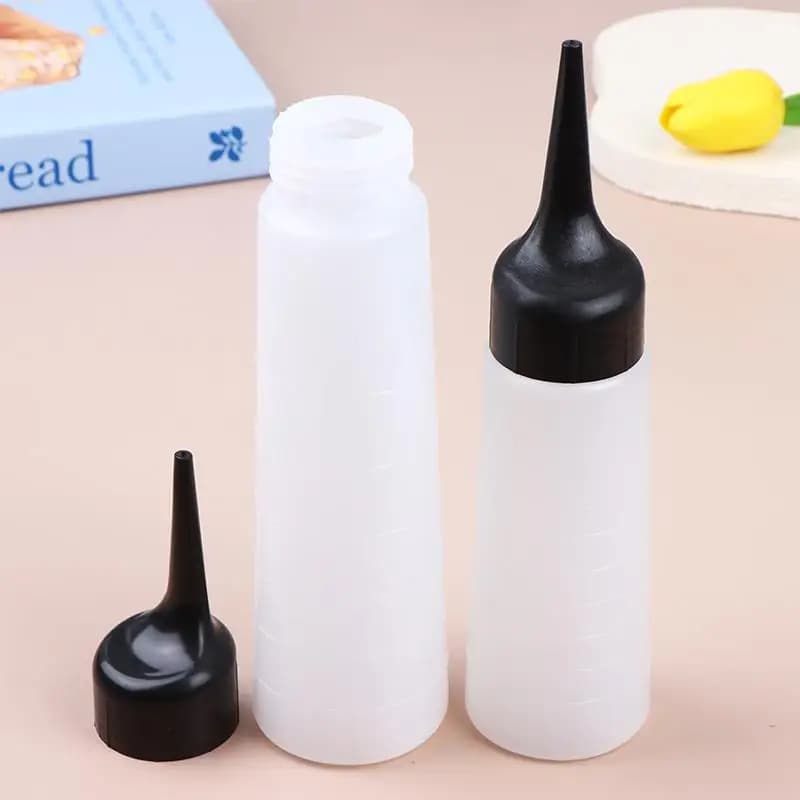 250ml Hair Dye Bottles Applicator for Shampoo Hair Coloring Professional Salon and Pet Grooming Tool