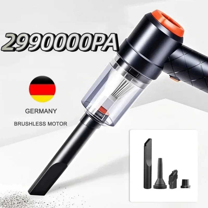 Aspirapolvere per Auto 2990000PA, Pulitore Portatile Senza Fili per Elettrodomestici, Potente Macchina per Pulizia, Aspirapolvere per Auto e Tastiera 2026