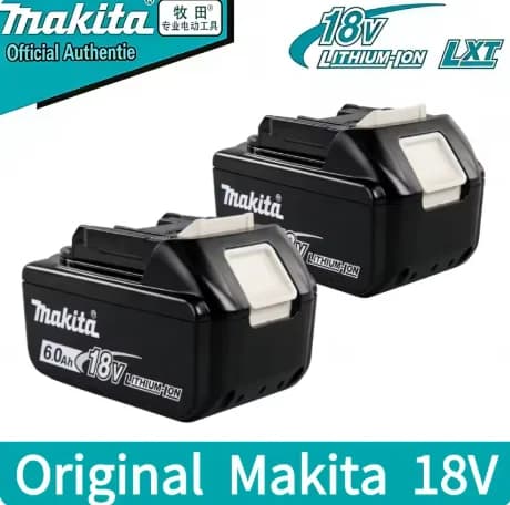 Original Makita 18V 6.0Ah battery for electrical equipment, rechargeable battery BL1850B BL1860B, 18V electric tool battery, battery charger.