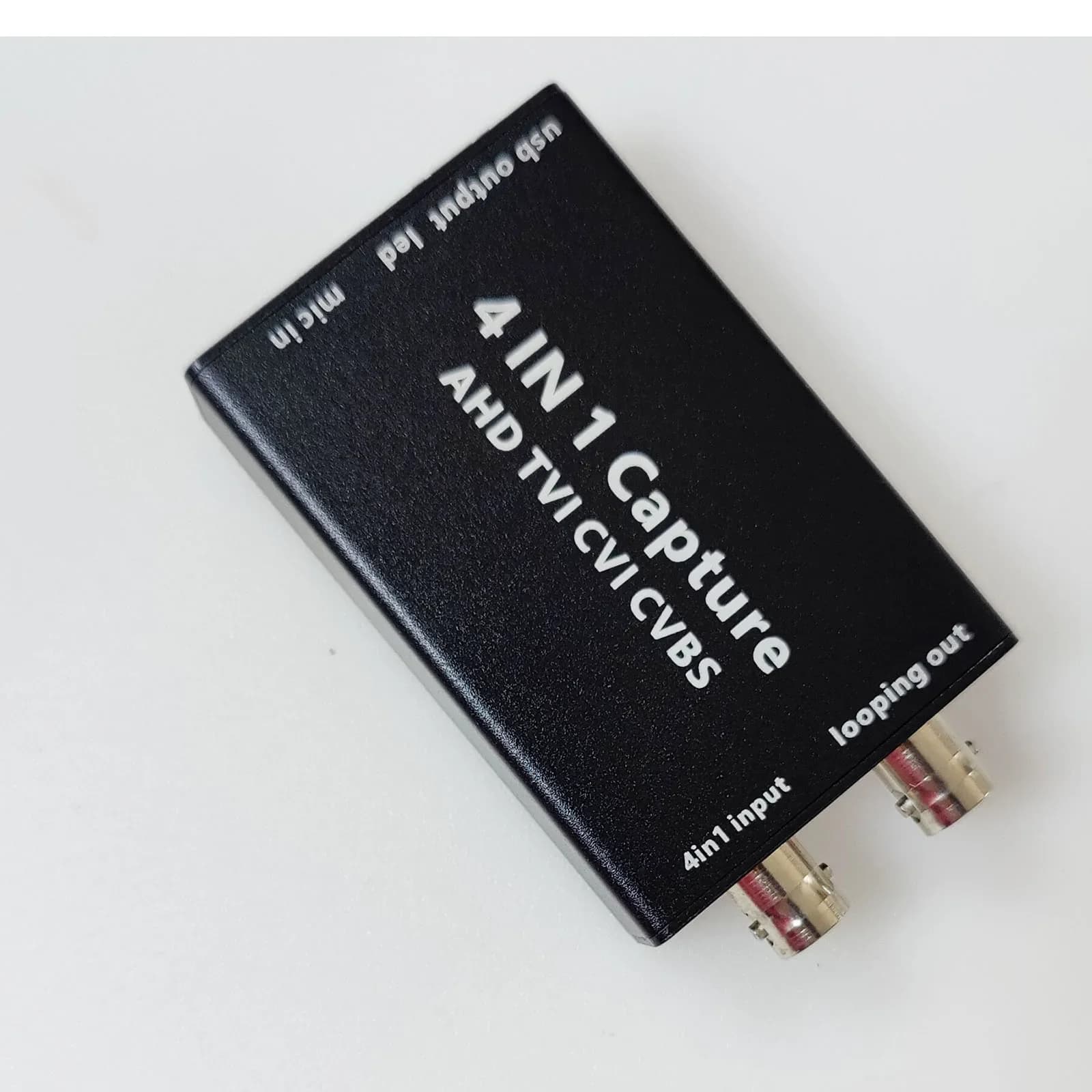 Acquisizione da BNC a USB 4 in 1 AHD TVI CVI CVBS a acquisizione USB, adattatore Cvbs AHD tvi cvi acquisizione video e audio per OBS potplayer