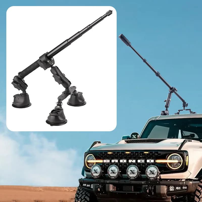 Ventosa per auto 360 X4, X3, X2, X, One RS,R Gopro Camera 5 in 1 Kit di montaggio a ventosa per action cam Accessori per selfie stick