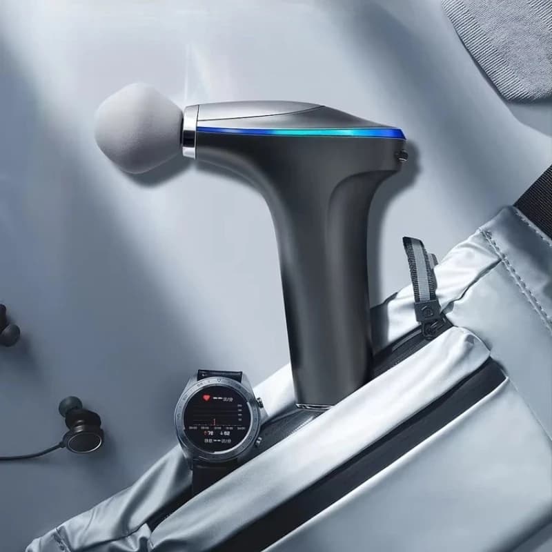 Massage gun with hot compress for massager for professional muscle relaxation