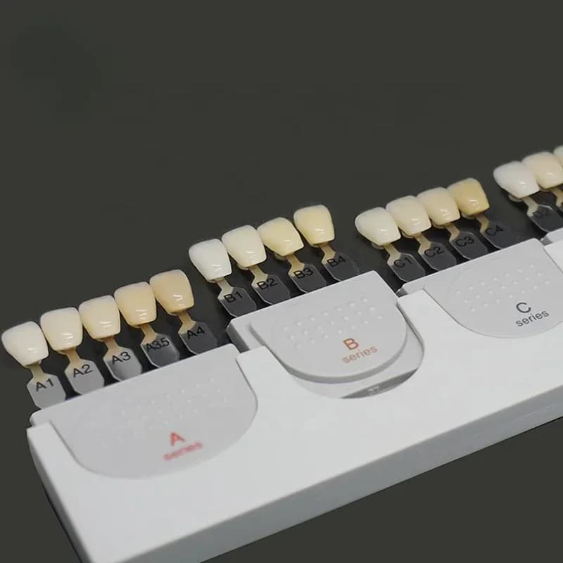 LJ1 Kuraray Noritake 20 Colors Guide for Dental Tooth Shade Guide for Teeth Shading