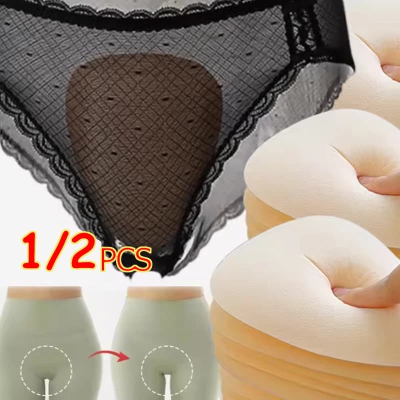 Mutandine correttore con punta cammello in nylon riutilizzabili per costumi da bagno Intimo Leggings Privacy Triangolo invisibile senza cuciture Cuscino cammello