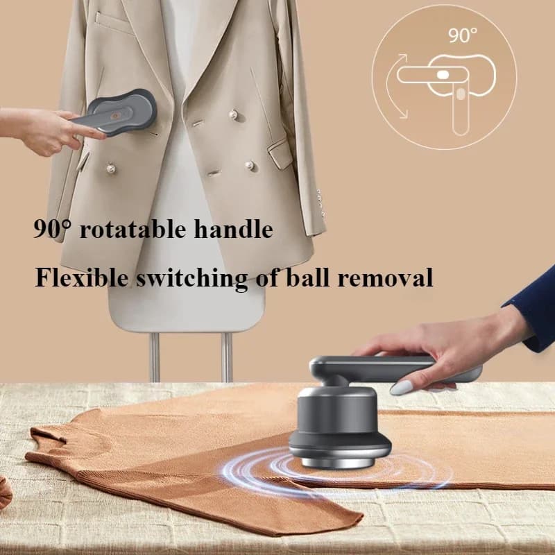 Rasoio elettrico professionale per tessuti a doppia testa, ricaricabile, per rimuovere pelucchi, rasoi per vestiti, per mobili da divano