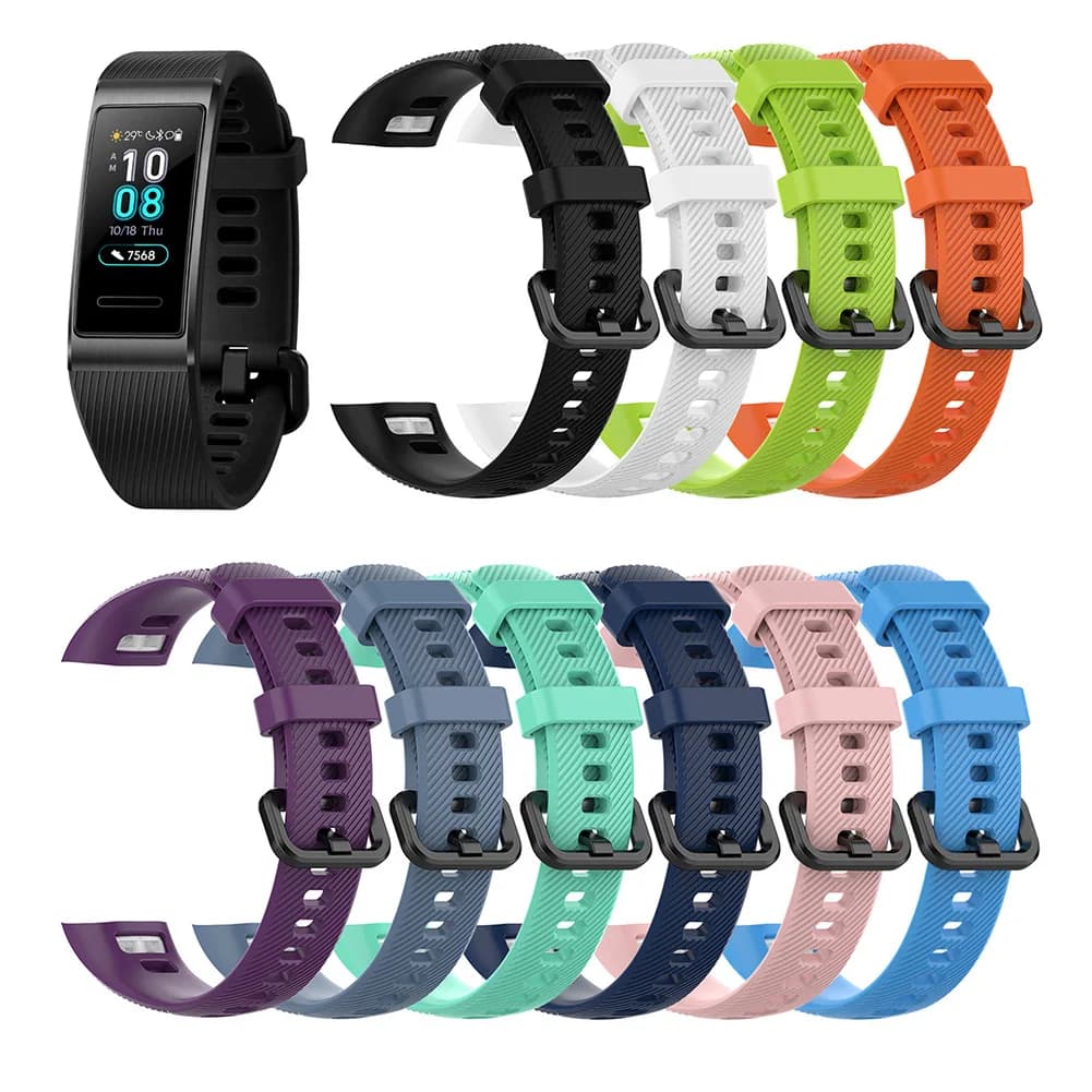 Cinturino da polso in silicone per Huawei Band 4 Pro TER-B29S Bracciale da polso per Huawei Band 3 TER-B09/Band 3 Pro TER-B29